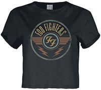 Foo Fighters Amplified Collection - Air Donna T-Shirt Carbone S 100% Cotone Regular