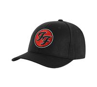 Foo Fighters Cappellino da Baseball FF Band Logo Nuovo Ufficiale Nero Unisex Size One Size
