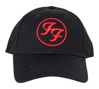 Foo Fighters Cappellino da Baseball Rosso Circle Band Logo Nuovo Ufficiale Nero Size One Size
