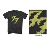 Foo Fighters Distressed Ff Logo autorizzato Uomo maglietta