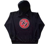 Foo Fighters FF Logo ufficiale Felpa con Cappuccio