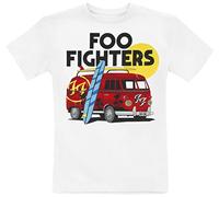 Foo Fighters Kids - Van Unisex T-Shirt Bianco 128 100% Cotone