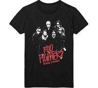 Foo Fighters 'Medicine At Midnight Photo' (Nero) T-Shirt - NUOVO E UFFICIALE