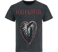 Foo Fighters One By One Uomo T-Shirt Nero 100% Cotone Regular
