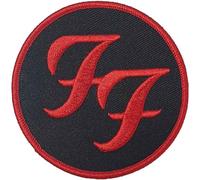 Foo Fighters Patch Circle Logo Ufficiale Embroidered Woven Iron On 105 X 45Mm Size Accessory Size