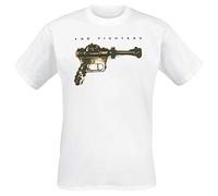 Foo Fighters Ray Gun T-Shirt Bianco L