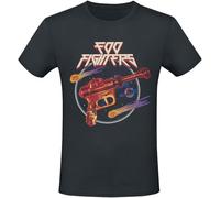 Foo Fighters Ray Gun Uomo T-Shirt Nero 100% Cotone Regular