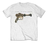 Foo Fighters Ray Gun T-Shirt Bianco L