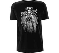 Foo Fighters T Shirt Bearded Skull Band Logo Nuovo Ufficiale Uomo Nero Size M