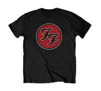 Foo Fighters - T-Shirt # M Unisex Black # Ff Logo