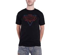 Foo Fighters T Shirt Nero Disco Outline Band Logo Nuovo Ufficiale Uomo Size M
