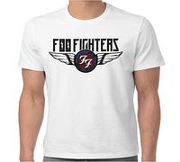 Foo Fighters T-Shirt Wings da Uomo in Bianco