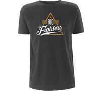 Foo Fighters 'Triangle' (Grigio) T-Shirt - NUOVO E UFFICIALE
