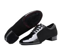 Fooceoute Uomini Ballroom Sneakers,Scarpe Ballo Uomo Salsa,Scarpe Allenamento Salsa Tango Uomo,Silenzioso E Antiscivolo,Adatto per Latino,Salsa,Tango,Jazz,Moderno