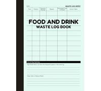 Food and Drink Waste Log Book