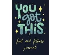 Food and Fitness Daily Exercise Journal New Year Goals