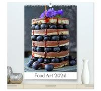 Food Art 2026 (hochwertiger Premium Wandkalender 2026 DIN A2 hoch), Kunstdruck in Hochglanz: Essen ist Kunst