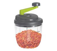 Food Chopper Manual Hand - Vegetable Chopper Hand Crank Mincer, Kitchen Salads Carrot Garlic Crusher, Stainless Steel Blade | Tool For Faster Chopping Mashing Grinding Onions Peppers Nuts Prep