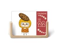 Food Cookie Sweet Snack Bake Delicious UU 2022 Calendario da tavolo Planner 12 mesi