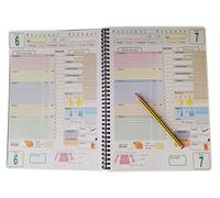 Food Diary, 100 Days, Weight Loss and Exercise Journal, Spiral bound A4 21x30cm 8,3x11,7"