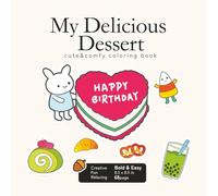 Food Drink & Sweets:Fun Hand-Drawn Illustrations for Adults, Kids, and Seniors,Featuring Simple Big Designs of Snacks, Drinks and Desserts (Comfort Food Coloring Books: Bold & Easy)
