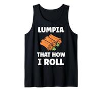 Food Funny Spring Rolls Simple Quote Lumpia That How i Roll Canotta
