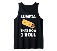 Food Funny Spring Rolls Simple Quote Lumpia That How i Roll Canotta