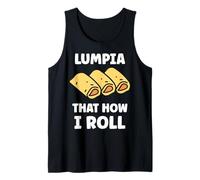 Food Funny Spring Rolls Simple Quote Lumpia That How i Roll Canotta