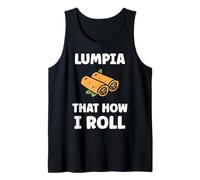 Food Funny Spring Rolls Simple Quote Lumpia That How i Roll Canotta