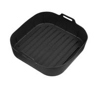 Food Grade Air Fryer Liners - Silicone Sheets Basket Liner | With 3D Drain For Oven, Microwave,Snacks, Kitchen Home, Party Cooking, Non Stick, Heat Resistant Accessories