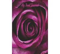 Food Journal: The Violet Spoon Daily Meal Planner with Weight Tracker| 6 x 9 Food Log Notebook, 130 pages| Selfcare Gift