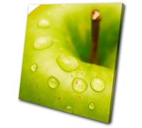 Food Kitchen Apple SINGLE TELA parete arte foto stampa