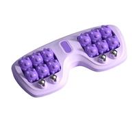 Food Massage Ruller - Massager manuale in legno doppio, strumento di rilassamento dello stress | Equipaggiamento di esercizio degli strumenti di allevia ergonomica, terapia portatile per la fascite pl
