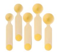 Food Measuring Spoons, 5 Pieces Diet Portion Serving Utensils, Professional Kitchen Scoops, Meal Prep Restaurant Tools, Commercial Buffet Spoons