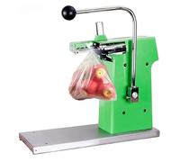 Food Packaging Sealer Stapler, Food Bag Sealer Machine with 2000pcs U-Shaped Staples and Labor Saving Handle, Nail Tightness Adjustable and Long Service Life, for Fresh Fruit Store