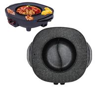 Food Party Hot Pot e grill da tavolo elettrico 2 in 1 elettrico per interni coreani barbecue per fonduta raclette per 5-6 persone 220 V 2000 W