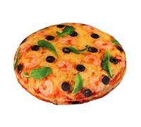 Food Pillow - Creative 3D Pizza Simulation Throw Pillow - 15.7in Round Pillows Cushion Napping, Decorative Funny Plush Pillows Sofa Couch Car Room