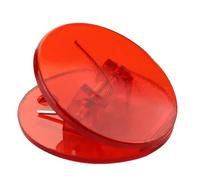 Food Preservation Clips | Plastic Round Chip Clips for Snack Bags/Chips/Bread | Multipurpose Sealing Clamp for Home Kitchen | Red Color, Easy to Use