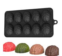 Food-safe Halloween Simulazione Umano Brain Mold for Creative Halloween Treats Halloween Brain Mold for Cupcakes and Chocolate Brain Cake Mold - Ideal for Halloween Party Decorations