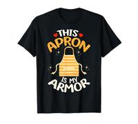 Food Service Worker Lunch Lady This Grembiule Is My Armor Maglietta