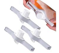 Food Storage Bag Sealing Clips PP 13.7x5cm Reusable 4 Piece Set | Airtight Leakproof Grip Clips For Bread, Chips, Snacks And Lunch Bags, Kitchen Organizer For Home, Office And Locker