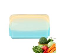 Food Storage Bags - Silicone Leakproof Reusable Containers | Storage Bags for Meat, Lunch, Refrigerator, Cereal, Vegetables, Fruit, Bread, Travel, Kitchen Organisation, Home and Outdoor Use