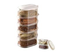 Food Storage Box - Airtight Sugar Canisters Containers | Stackable Space-Saving Canister | Dustproof Pantry Organization Box for Family Gathering Picnic Kitchen Party Camping Dorm Apartment Cereal