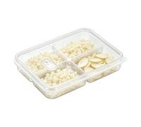 Food Storage Containers - Divided Fridge Organizer | Airtight Leakproof