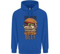 Food Sweet Dreams Beef Funny Chef BBQ Cook Uomo Felpa