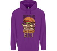 Food Sweet Dreams Beef Funny Chef BBQ Cook Uomo Felpa