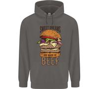 Food Sweet Dreams Beef Funny Chef BBQ Cook Uomo Felpa