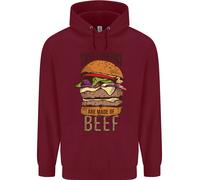 Food Sweet Dreams Beef Funny Chef BBQ Cook Uomo Felpa