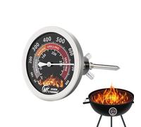 Food Temp Gauge With Nuts And Washers, Kitchen Tool For Indoor Cooking Baking Brewing | Oven Temperature Gauge | 304 Stainless Steel Meat Temperature Gauge,