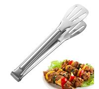 Food Tongs for Serving - Bbq Grill Tongs Heat Resistant with Strong Grip - Camping,salad and Bbq with High-Craftsmanship - Metal Food Tong for Cooking, Barbecue